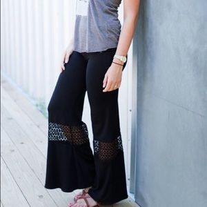 NWT Judith March Missy Bell Pants, Black